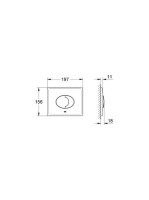 Grohe Skate Air nyomólap 38506000