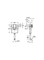 Grohe öblítőtartály GD 2 38661 (38661000)