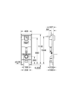 Grohe Rapid SL keskeny WC tartály szerelőelem 38675001
