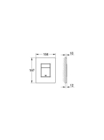 Grohe Skate Cosmopolitan nyomólap, titánium 38732BR0