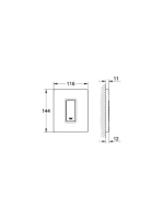 Grohe Skate Cosmopolitan vizelde nyomólap 38784000