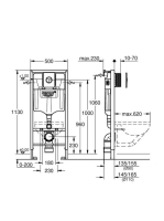 Grohe Rapid SL 4 az 1-ben WC-szett zajcsillapítóval, króm nyomólappal 38813001