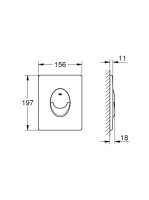 Grohe Start nyomólap, króm 38964000