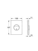 Grohe Sail nyomólap, króm 38965000