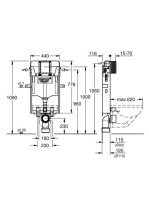 Grohe Uniset WC tartály szerelőelem 39165000