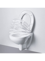 Grohe Bau Ceramic fali WC - Beépíthető WC tartállyal Szettben 39192000 - szerelőelem,WC csésze, ülőke, króm nyomólap