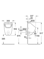 Grohe Bau Ceramic vizelde felső bekötéssel, alpin fehér 39439000