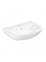 Grohe Bau Ceramic falra szerelhető mosdó túlfolyóval 55,3x38,6 cm, alpin fehér 39440000