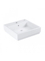 Grohe Cube Ceramic falra szerelhető mosdótál 50x49 cm, PureGuard bevonattal, alpin fehér 3947400H