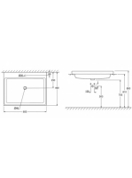 Grohe Cube Ceramic beépíthető mosdó 60,5x49 3947900H