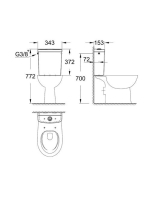Grohe Bau Ceramic monoblokk öblítőtartály monoblokkos WC-hez 39494000