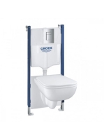 Grohe Solido Compact 5 az 1-ben WC szett tartállyal, szerelőelemmel, nyomólappal 39816000