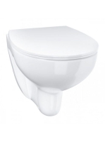 Grohe Bau Ceramic fali WC csésze perem nélküli, duroplast ülőkével, alpin fehér 39899000