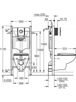 Grohe Solido 5 az 1-ben WC csésze ülőkével, tartállyal, nyomólappal, alpin fehér 39900000