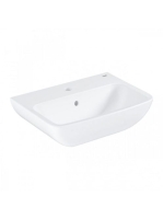 Grohe Start Edge Ceramic mosdó 55x40 cm, túlfolyóval és csaplyukkal, alpin fehér 39949000