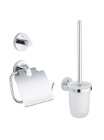 Grohe Essentials 3 az 1-ben fürdőszobai kiegészítő szett, króm 40407001
