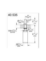 Grohe Cosmopolitan mosogatószer adagoló, szálcsiszolt grafit 40535AL0