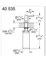 Grohe Cosmopolitan mosogatószer adagoló, arany 40535GL0