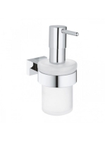 Grohe Essentials Cube szappanadagoló tartókonzollal, króm 40756001