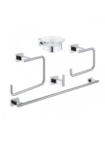 Grohe Essentials Cube 5 az 1-ben fürdőszobai kiegészítő szett, króm 40758001