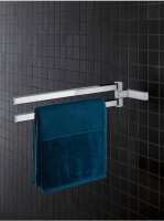 Grohe Selection Cube forgatható dupla törölközőtartó 400 mm, króm 40768000