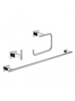 Grohe Essentials Cube 3 az 1-ben fürdőszobai kiegészítő szett, króm 40777001
