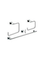 Grohe Essentials Cube 4 az 1-ben fürdőszobai kiegészítő szett, króm 40778001