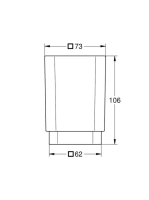 Grohe Selection Cube üveg pohár 40783000