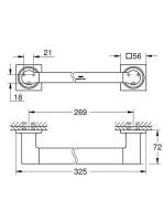 Grohe Allure kapaszkodó, króm 40955001