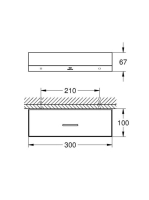 Grohe Allure zuhanykosár, króm 40966001