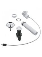 Grohe nyomógombos leeresztőkészlet rozsdamentes acél hatású 40986SD0