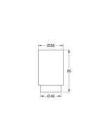 Grohe Selection fehér üvegpohár 41029000