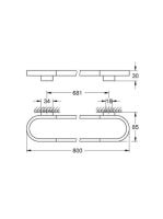 Grohe Selection fürdőlepedő tartó, szálcsiszolt rose arany 41058DL0