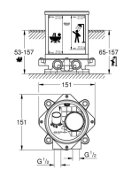 Grohe beépítőkészlet 45984001
