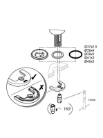 Grohe csaptelep rögzítő egységcsomag 46249000