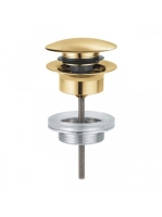 Grohe Click-Clack leeresztőszelep túlfolyós mosdókhoz, szálcsiszolt világos arany 65807GN0