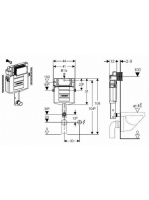 Geberit Sigma 12 cm-es falsík alatti öblítőtartály 109300005 (109.300.00.5)
