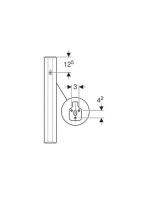 Geberit vizelde válaszfal, 40 cm x 10 cm x 70 cm 110000000