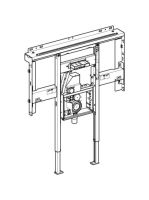 Geberit Duofix szerelőelem 110x125 cm, Geberit ONE mosdóhoz és csaptelephez 111.073.00.1