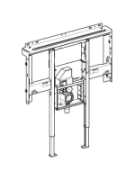 Geberit Duofix szerelőelem 110x125 cm, Geberit ONE mosdóhoz és fali csaptelephez 111.083.00.1