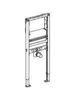 Geberit Duofix keskeny mosdó szerelőelem 112–130 cm, fali csaptelephez 111.274.00.1
