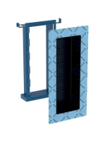 Geberit Duofix szerelőelem tárolórekeszhez 50x87 cm, behelyezhető polcokkal 111.590.00.1