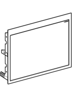 Beépítő készlet Geberit ONE lebegő mosdó szerviznyílásához 35,5x27 cm, tükröződő felülettel 115.420.00.1