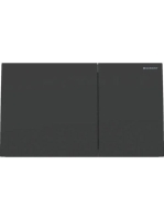 Geberit Sigma70 működtetőlap 2 mennyiséges öblítéshez, easy-to clean, matt fekete 115.622.14.1