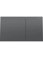 Geberit Sigma70 működtetőlap 2 öblítéshez, easy-to clean, feketekróm 115.622.QD.1