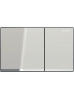 Geberit Sigma60 működtetőlap, 2 mennyiséges öblítéshez, falsíkba ágyazott, homokszürke/tükrös 115.640.JL.1