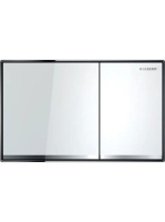 Geberit Sigma60 működtetőlap, 2 mennyiséges öblítéshez, falsíkba ágyazott, fehér/tükrös 115.640.SI.1