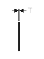 Geberit takarókeret Geberit Sigma60 működtetőlaphoz, szálcsiszolt króm 115.641.GH.1