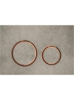 Geberit Sigma21 működtetőlap, 2 mennyiséges öblítéshez, vörösarany/betonszerű 115.650.JV.1