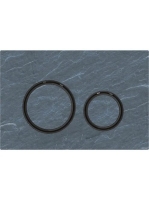 Geberit Sigma21 működtetőlap, 2 mennyiséges öblítéshez, mustang pala/feketekróm 115.651.JM.1